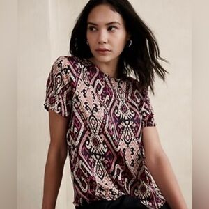 Banana Republic Short Sleeve Top NWT Medium